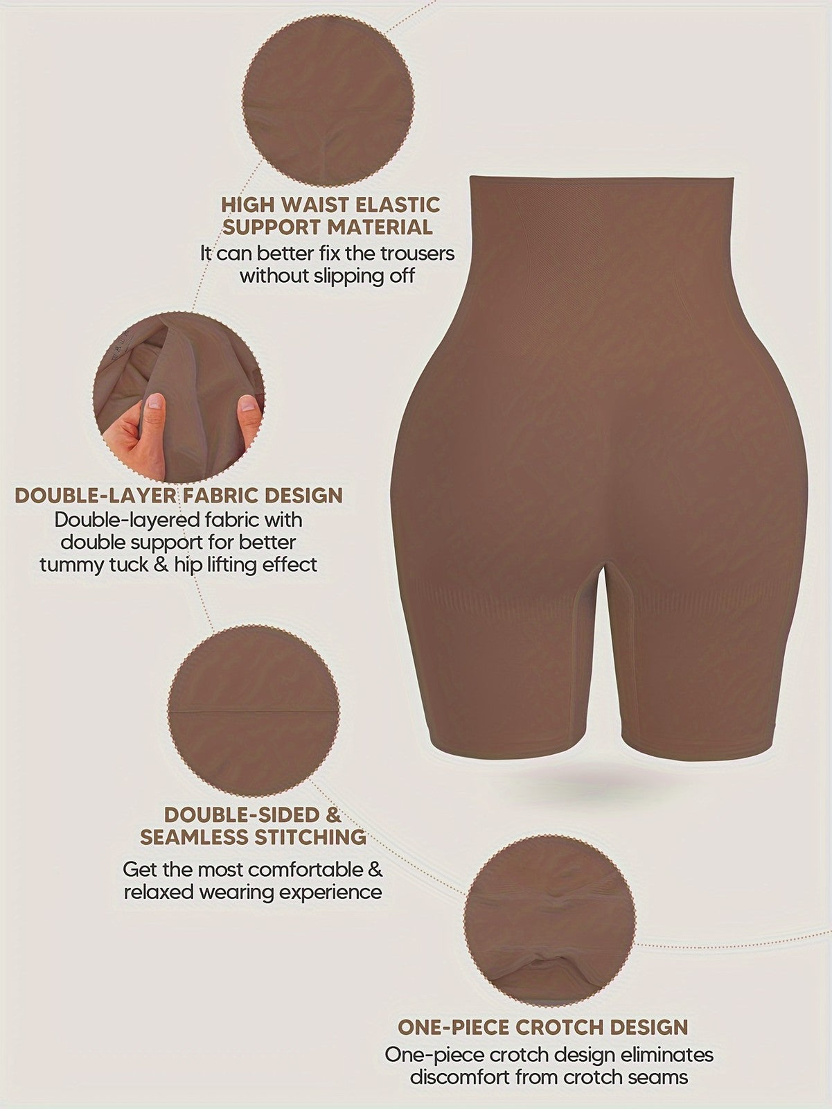 Women Tummy Control Shapewear High Waisted Body Shaper Shorts Slimming Panties
