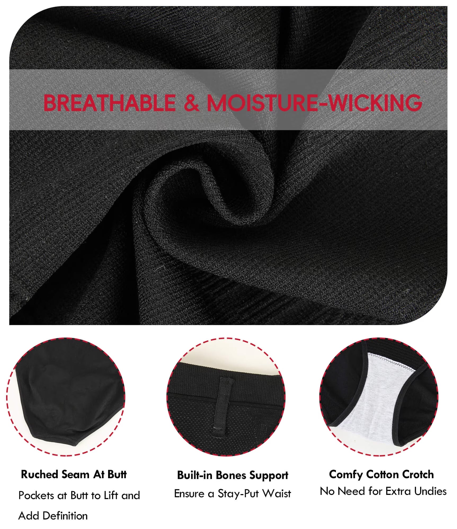 plus Size Body Shaper Tummy Control Panty - Shapewear for Women, Black, 1-Pack