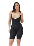 Women’S Shapewear Extra Firm Mid-Thigh Bodysuit with Tummy Control, Sizes up to 3XL