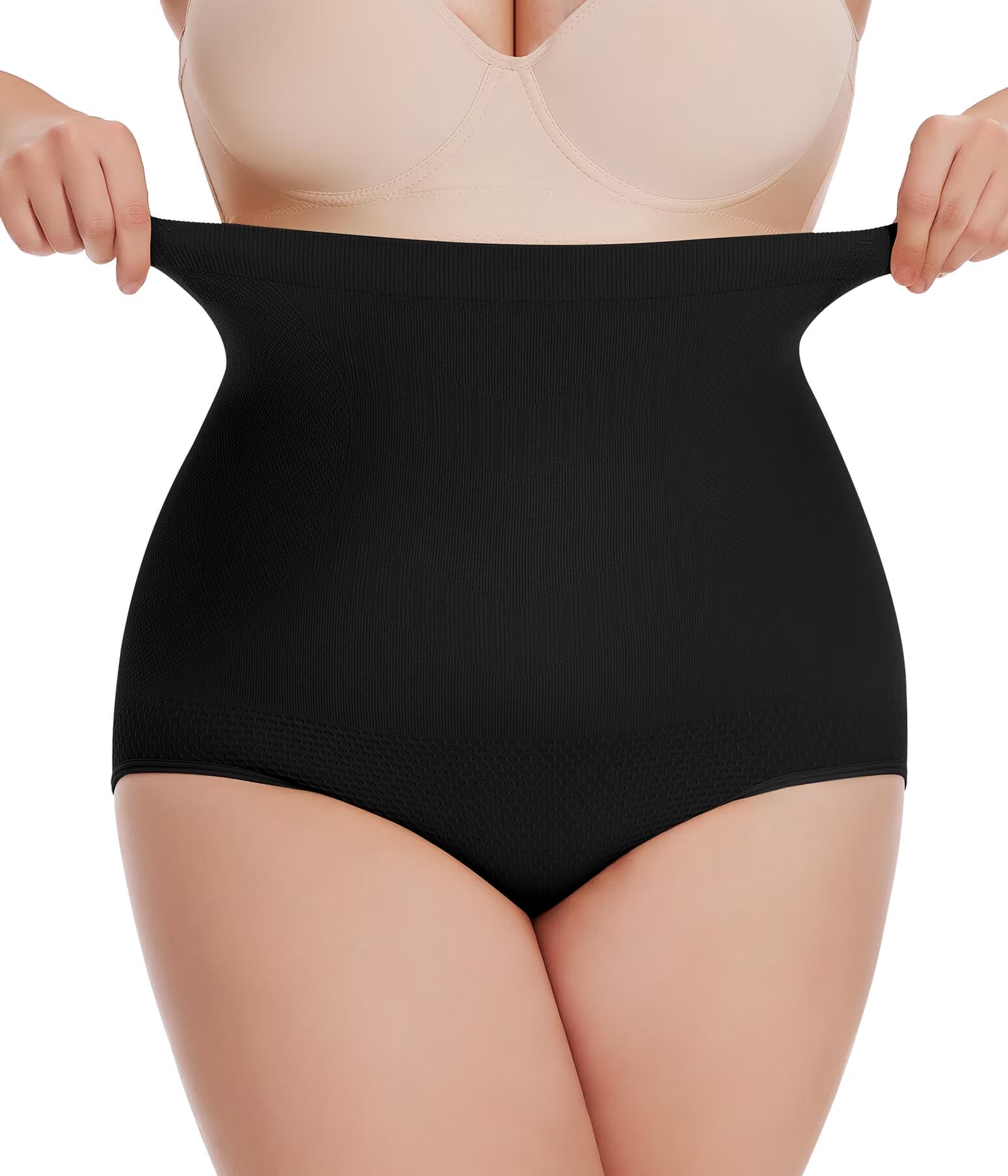 plus Size Body Shaper Tummy Control Panty - Shapewear for Women, Black, 1-Pack