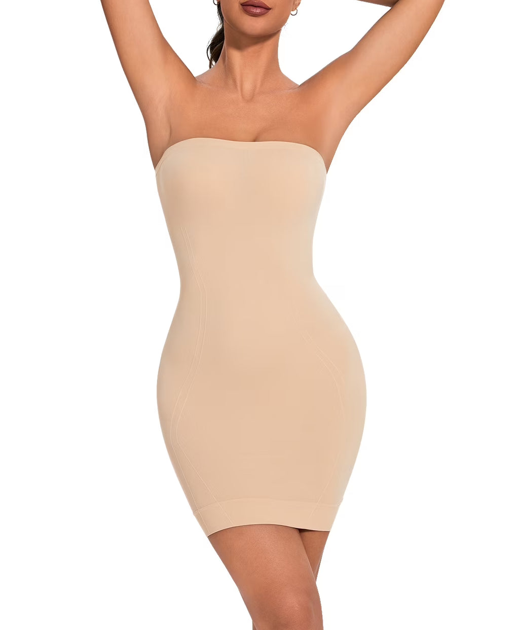 Strapless Shapewear for Women Full Slip Shapewear Dress Tummy Control Slip for Women under Dress