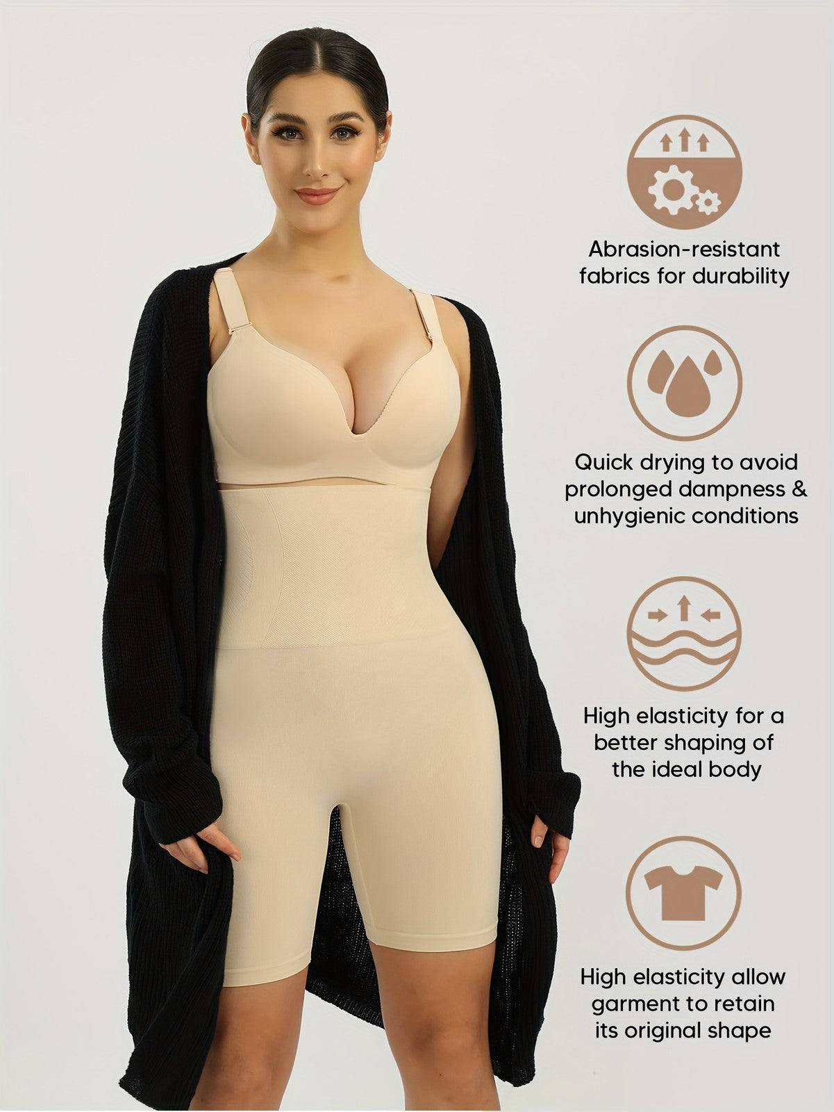 Women Tummy Control Shapewear High Waisted Body Shaper Shorts Slimming Panties