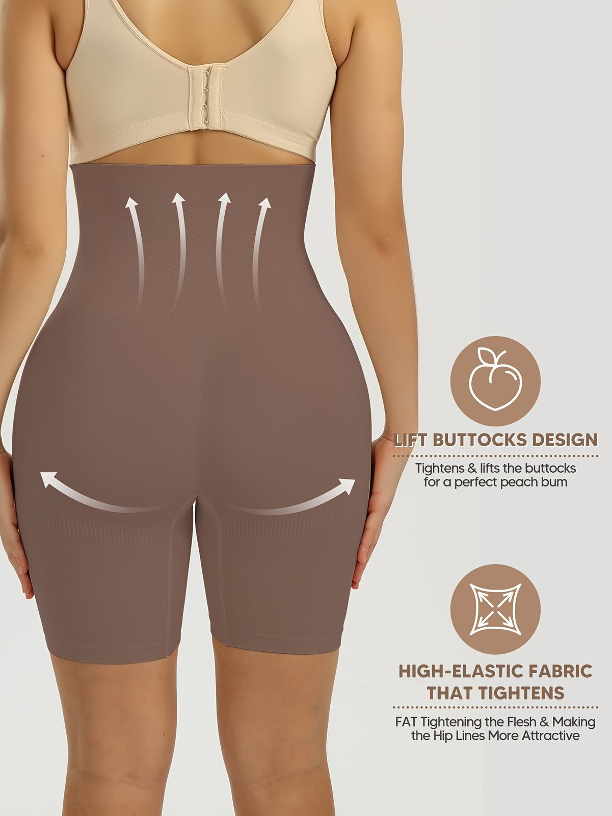 Women Tummy Control Shapewear High Waisted Body Shaper Shorts Slimming Panties