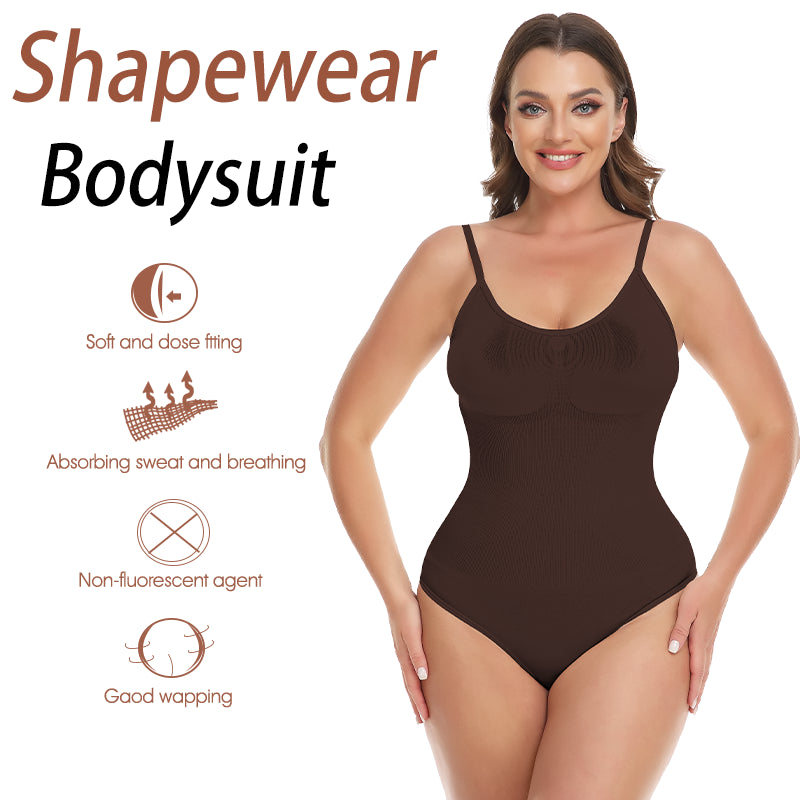Women Bodysuit Tummy Control Thong Shapewear Full Body Shaper