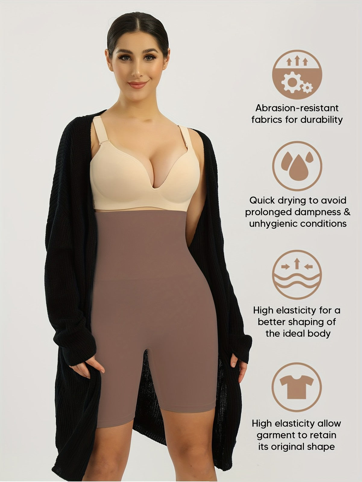 Women Tummy Control Shapewear High Waisted Body Shaper Shorts Slimming Panties