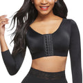 Arm Shaper for Women Post Surgery Arm Lipo Compression Sleeves Slimming Arm Front Closure Shapewear Bra Cropped Shaper Tops