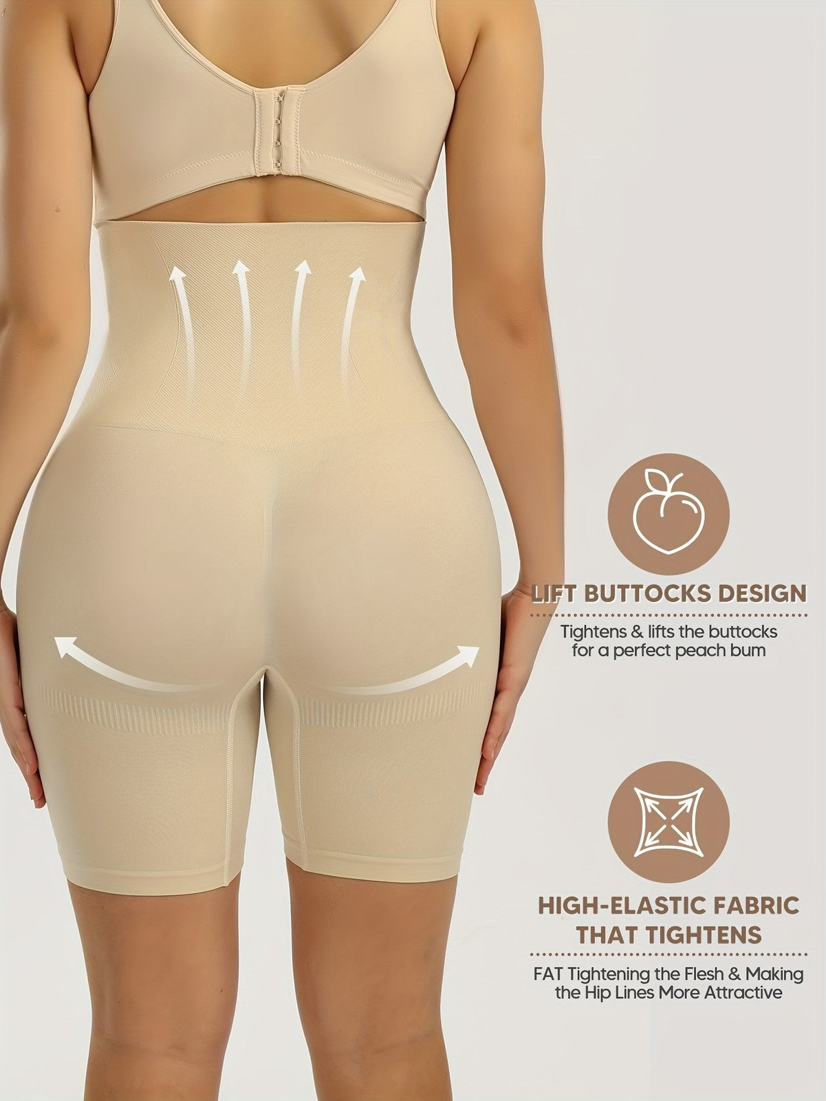 Women Tummy Control Shapewear High Waisted Body Shaper Shorts Slimming Panties