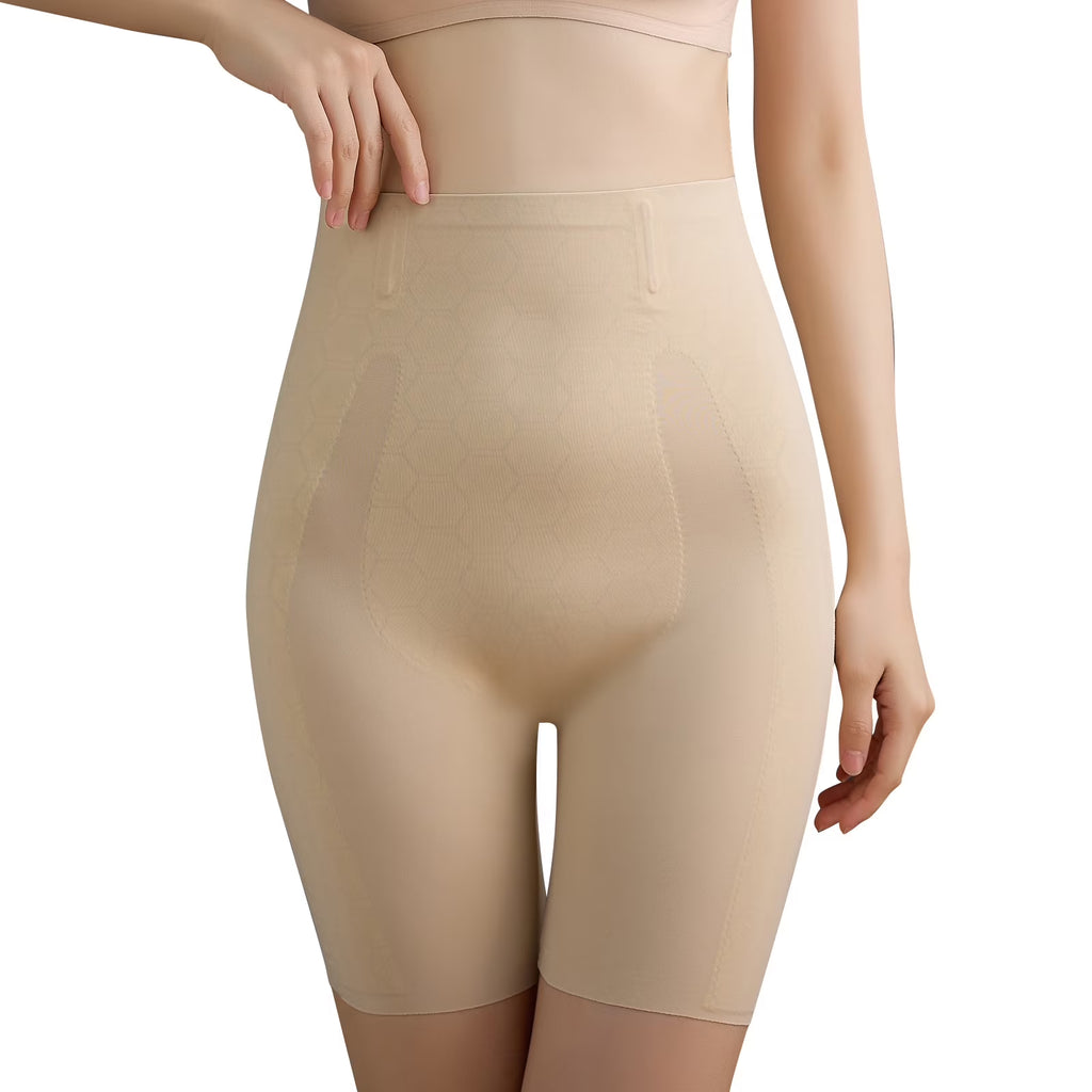 Waist Trainer for Women High-Waisted Shaping Panties Thigh Slimmer Panties Khaki M