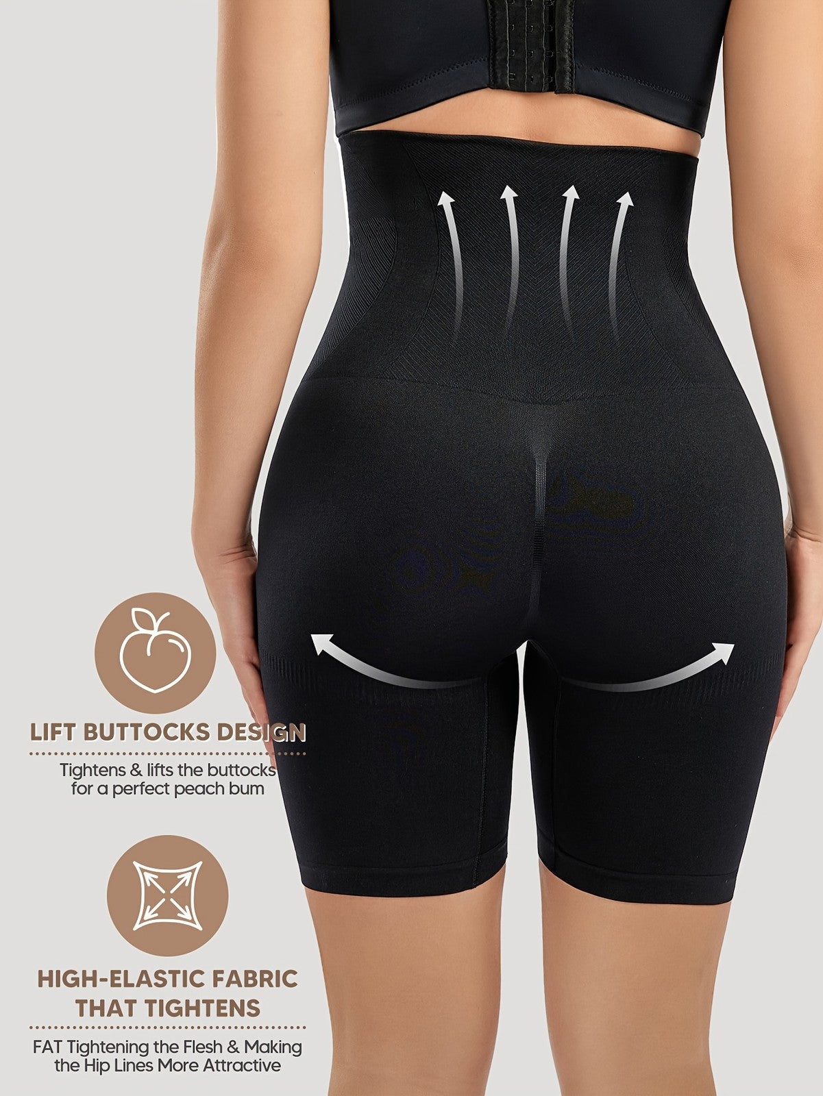 Women Tummy Control Shapewear High Waisted Body Shaper Shorts Slimming Panties