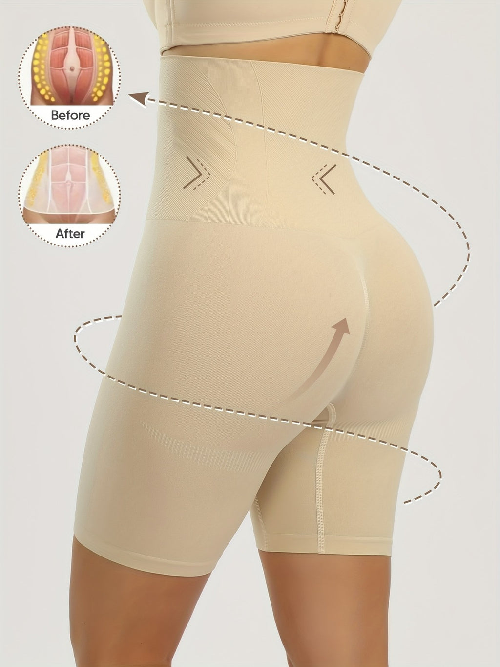 Women Tummy Control Shapewear High Waisted Body Shaper Shorts Slimming Panties