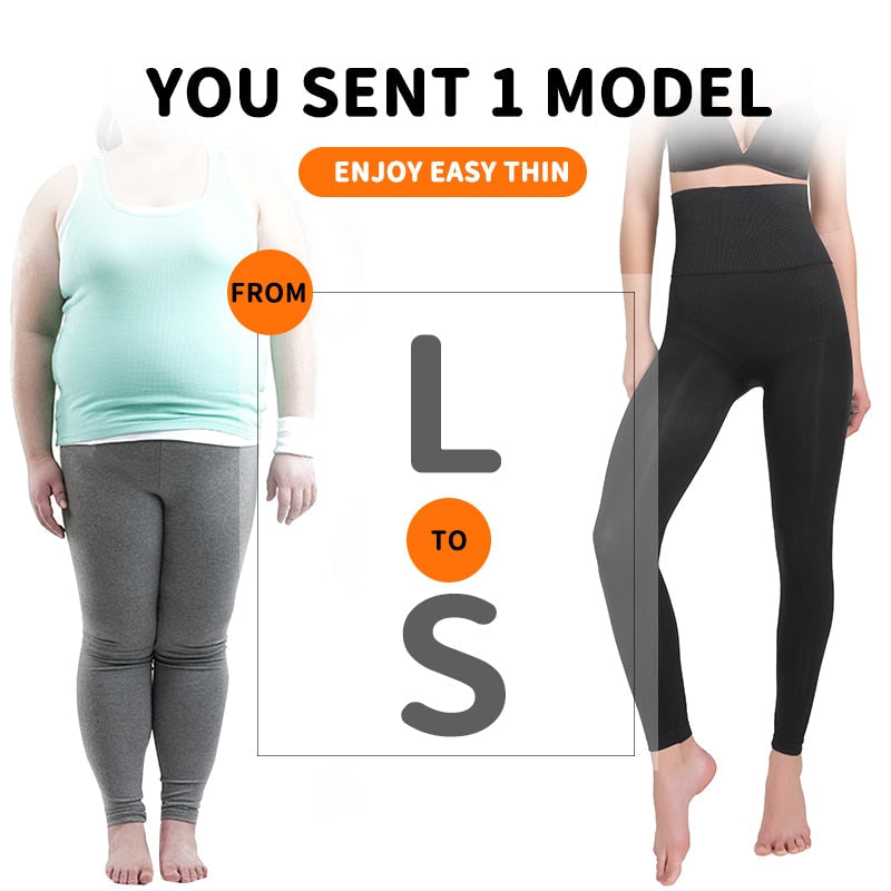 Leg Shapewear Panty Shapers High Waist Tummy Control Panties Anti Cellulite Body Shaper Thigh Slimmer Women Compression Leggings